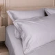 Простынь Mirson Tencel №10 Light Ivory 150х220 см (2200013881902) - изображение 3