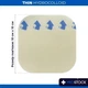 Гидроколлоидный пластырь для заживления ран MEDSTOCK Thin Hydrocolloid Dressing 10х10 см 1 шт - изображение 4