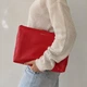 Фірмова косметичка - клатч Patrick Ta Beauty Bag - Puffer Major Clutch, 35*23*8 cм, червоний - зображення 2