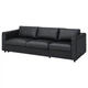 3-местный диван-кровать Grann/Bomstad черный VIMLE IKEA 894.773.72 - изображение 1