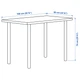Письмовий стіл LINNMON/ADILS IKEA 794.163.36 - зображення 2