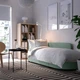 2-місний диван-ліжко, Вісле світло-сіро-зелений LINDAKRA IKEA - зображення 3