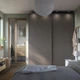 PAX/HASVIK Шафа, темно-сірий/темно-сірий, 200х66х236 см IKEA - зображення 2