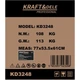 Генератор дизельный Kraft&Dele KD3248 6 кВт, 7 кВт макс., 230/400 В, 3-фазный, электростарт - изображение 13