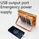 Аккумуляторный прожектор PowerBank с солнечной панелью / Светодиодный Solar LED фонарь 2400mAh - изображение 3