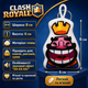 Брелок Clash Royale Смеющийся король 8х6 см, брелок со звуком Клеш Рояль - изображение 2