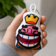 Брелок Clash Royale Смеющийся король 8х6 см, брелок со звуком Клеш Рояль - изображение 3
