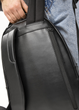 Элегантный комбинированный мужской рюкзак Sambag Zard X под ноутбук 16" из водоотталкивающей ткани для обучения черный - изображение 10