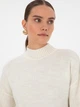 Свитер вязаный женский Pierre Cardin G022SZ0TK-000-2254976(Ekru) L Экрю (8683859331673) - зображення 5
