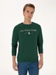 Свитшот мужской U.S. Polo Assn G081SZ082-000-2303161(Koyu Yesil) L Темно-зеленый с принтом (8683859425488) - зображення 1