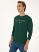 Свитшот мужской U.S. Polo Assn G081SZ082-000-2303161(Koyu Yesil) L Темно-зеленый с принтом (8683859425488) - зображення 4