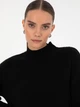 Светр в'язаний жіночий Pierre Cardin G022SZ0TK-000-2254976(Siyah) XL Чорний (8683859331680) - зображення 5