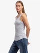 Майка жіноча U.S. Polo Assn 215728-6700A(LIGHT GRAY HEATHER) XS Сіра (786660382266) - зображення 3