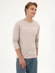 Свитшот мужской U.S. Polo Assn G081SZ082-000-2303161(Taş) 3XL Бежевый с принтом (8683859425532) - зображення 4