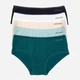 Набор трусиков хипстеров женских хлопковых Pierre Cardin I022SZ0IT.P02.SK24-5LI Sort Yuksekbel.VR013 XL 5 шт Черный/Белый/Бежевый/Мятный/Морская волна (8683858580768) - изображение 1