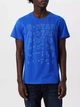 Футболка хлопковая длинная мужская G-Star Raw 59488018(Lapis Blue) L Синяя с принтом (3000812209958) - изображение 1