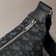 Сумка кросс-боди через плечо женская тканевая маленькая Calvin Klein 4F3353G(Black-Gray) Черная (196669718711) - изображение 5