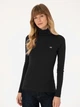 Гольф-водолазка жіноча U.S. Polo Assn G082SZ082-000-2296800(Siyah) M Чорна (8683859341900) - зображення 1