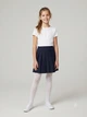 Колготки жакардові дитячі на дівчинку Panna Kids 140р Білий (141/100) - изображение 1