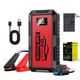 Пуско-зарядний пристрій Бустер PSooo PS-212 1000A / 22 800 mAh с умными зажимами, LED-фонарём и Power Bank — портативный литиевый джамп-стартер для бензиновых и дизельных двигателей RED - изображение 3