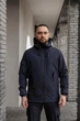 Чоловіча куртка Softshell демісезона без флісу водостійка Easy Intruder M Темно синя - зображення 1