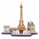 3D пазл CubicFun City Line Париж (MC254h) - изображение 3