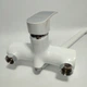 Змішувач для ванни Mixxus MAGNUM 006 EURO WHITE-CHROME білий - изображение 4