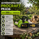 Аккумуляторная цепная пила Procraft PKA36 20V с бесщеточным двигателем шиной 250 мм шагом цепи 3/8 автоматической смазкой и бесключевой натяжкой - изображение 1