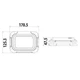 Прожектор акумуляторний Panda SMD LED 10W 6400K IP44 PANDA-10 - изображение 2