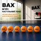 М'ячі для настільного тенісу BAX 3*** Набір 6 шт 40 мм ORANGE - зображення 2