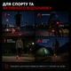 Светодиодная клипса на обувь с красной LED-подсветкой для бега и прогулок — питание CR2032, 90×60×33 мм - изображение 6