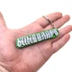 Брелок деревянный "Майнкрафт (Logo Minecraft)" 10x2 см Односторонний - изображение 4