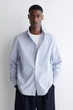 Сорочка чоловіча COS cotton oxford shirt 1307720002 XL Біло-блакитний - изображение 1