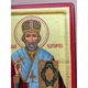Писана ікона Святитель Миколай Чудотворець 20×26 см - зображення 7