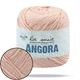 La Mia Angora, Розовый зефир №185 - пряжа для вязания 50г/125м, 15% ангора / 15% вискоза / 50% полиамид - изображение 1