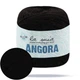 La Mia Angora, Черный №6 - пряжа для вязания 50г/125м, 15% ангора / 15% вискоза / 50% полиамид - изображение 1