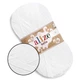 Пряжа Alize Bella 100, Белый №55, 100% хлопок, 100 г/360 м, натуральная пряжа для летней одежды, игрушек, аксессуаров, крючка и спиц - изображение 1