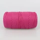 Шнур для макраме Popyarn Macrame XL, Рожевий №429, 250 г / 125 м, 100% поліпропілен - для в'язання сумок, килимків, кошиків, панно, декору - зображення 3