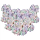 Упаковка Alize Puffy Color, №5938, 5шт - плюшева пряжа з готовими петлями для в'язання руками 100г / 9 м - для пледів, аксесуарів - зображення 1