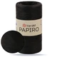 YarnArt Papiro, Чорний №1309, пряжа рафія 100гр/130м, ЯрнАрт Папіро для в'язання сумок, капелюшків, декору інтер'єру, 100% целюлоза - зображення 1