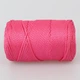 Шнур поліестеровий 2мм, Premium Yarn Makrome Lux, Барбі №813, 100г/100м, для сумок, кошиків, декору - зображення 3