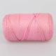 Шнур поліестеровий 2мм, Premium Yarn Makrome Lux, Рожевий №816, 100г/100м, для сумок, кошиків, декору - зображення 2