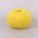 Mondial Dolce Mohair, Желтый №608 - итальянская пряжа с мохером, 50 г / 150 м, 60% кид мохер, 40% акрил, для свитеров, кардиганов, палантинов - изображение 3