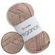 Пряжа YarnArt Elegance Капучино №121, бавовняна пряжа 50 г 130м з люрексом ЯрнАрт Елеганс - зображення 1
