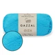 Пряжа Gazzal Giza (Газал Гиза) Голубой №2480, 100% мерсеризованный хлопок, 50 г / 125 м, летняя пряжа, хлопок для вязания крючком и спицами - изображение 1