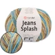 Пряжа YarnArt Jeans Splash, №960, 55% хлопок / 45% акрил, 160 м / 50 г, меланжевая цветная нить для демисезонных изделий, ЯрнАрт Джинс Сплеш - изображение 1