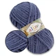Alize Softy Plus, Медвежонок №900 - плюшевая толстая пряжа, 100г/120м, Ализе Софти Плюс для вязания пледов, игрушек, детской одежды - изображение 1