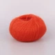 Mondial Dolce Mohair, Сицилийский апельсин №612 - итальянская пряжа с мохером, 50 г / 150 м, 60% кид мохер, 40% акрил, для свитеров, кардиганов - изображение 3
