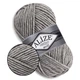 Alize Super Lana Maxi, Серый меланж №21 - толстая полушерстяная пряжа 100 г / 100 м, 25% шерсть / 75% акрил, для объемных изделий, СуперЛана Макси - изображение 1
