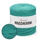 YarnArt Maccheroni, Темная бирюза - вторичная трикотажная лентовая пряжа, 90% хлопок, для ковриков, декора, хендмейда (Маччерони) - изображение 1